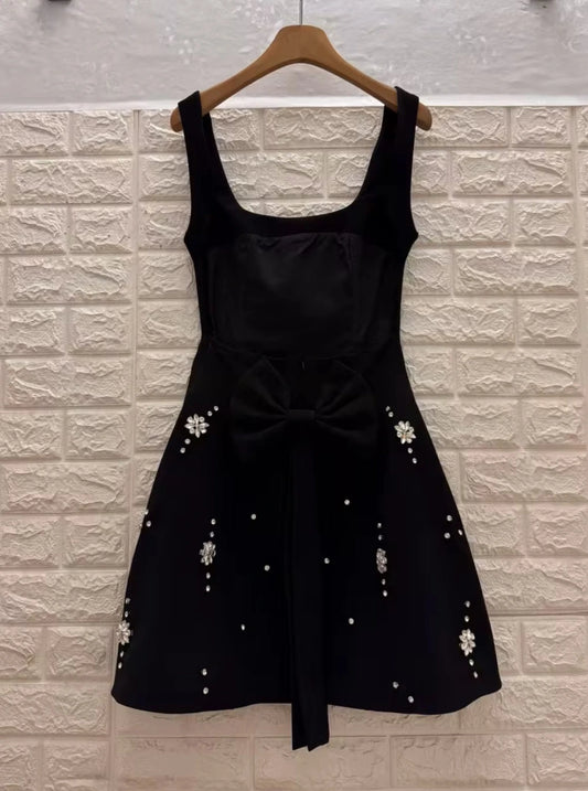 Diamond grace bow dress