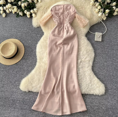 Moonlit Lace Tulle dress