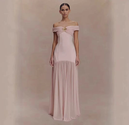 Marce Off shoulder maxi dress