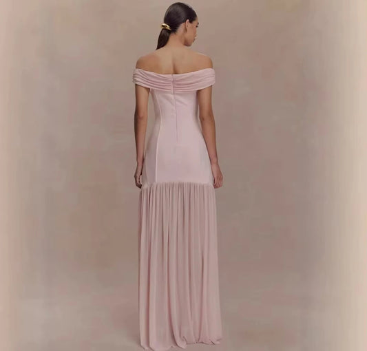 Marce Off shoulder maxi dress