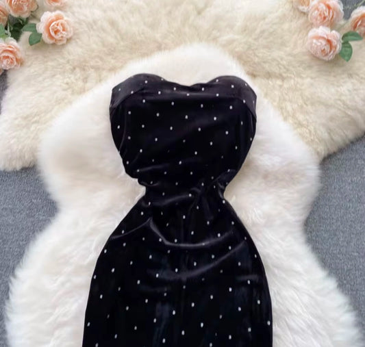 Velvet Eclipse maxi dress